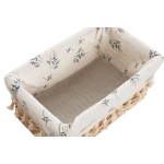 Coș pentru rufe murdare Home ESPRIT Natural răchită Shabby Chic 36 x 25 x 16 cm 4 Piese