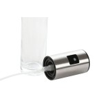 Dispenser pentru Ulei Home ESPRIT Transparent Oțel inoxidabil Geam 100 ml 4 x 4 x 18,3 cm
