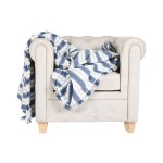 Cuvertură de Pat Home ESPRIT Albastru Gri