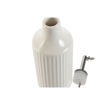 Dispenser pentru Ulei Home ESPRIT Alb Argintiu Oțel inoxidabil Porțelan Urban 350 ml 7 x 7 x 22 cm
