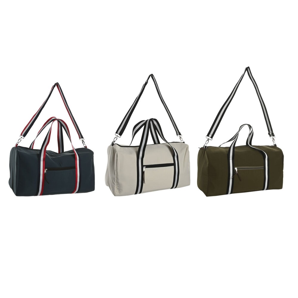 Geantă Damă Home ESPRIT Albastru Verde 26 x 20 x 50 cm (3 Unități)