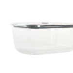Cutie pentru Prânz Home ESPRIT Transparent polipropilenă Sticlă borosilicată 1,5 L