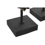 Figură Decorativă Home ESPRIT Maro închis Leu Coroană 21 x 18 x 44 cm (2 Unități)