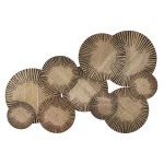 Decorațiune de Perete Home ESPRIT Natural Modern Cercuri 84 X 4,5 X 56 CM