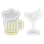 Decorare ușoară Home ESPRIT Acrilic Urban 21 X 1,5 X 30 CM (2 Unități)