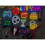 Decorare ușoară Home ESPRIT Acrilic Urban 21 X 1,5 X 30 CM (2 Unități)