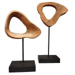 Figură Decorativă Home ESPRIT Maro Negru Modern 22 X 9 X 44 CM