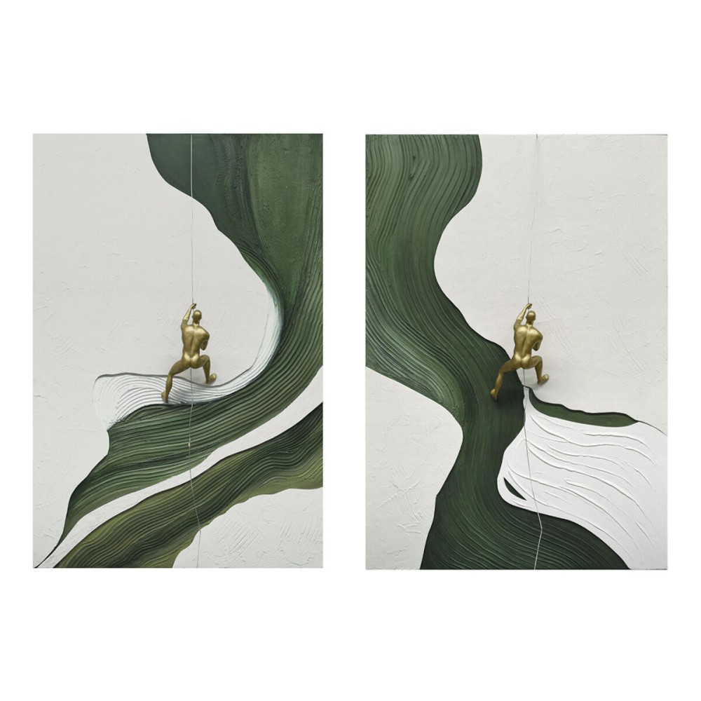 Pânză Home ESPRIT Rășină Pânză 80 x 3,5 x 120 cm