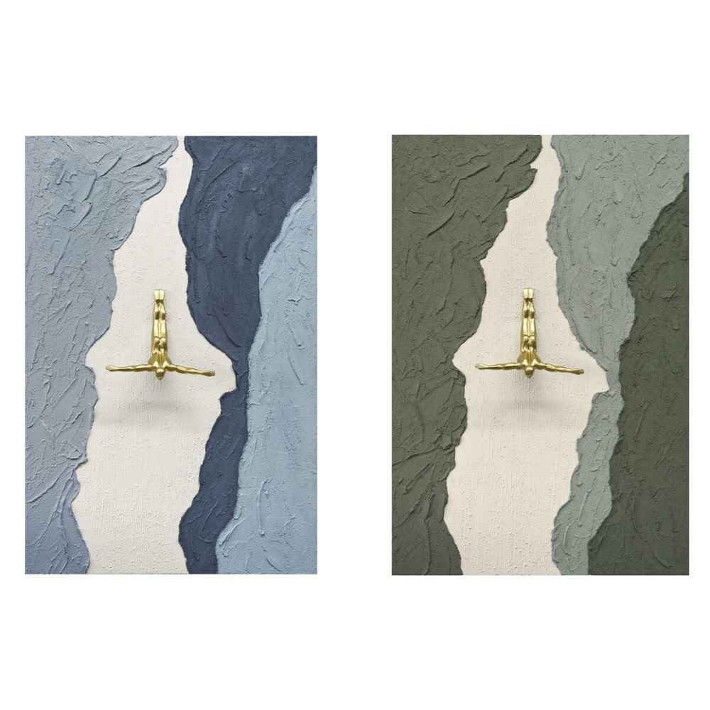 Pânză Home ESPRIT Rășină Pânză 80 x 3,5 x 120 cm