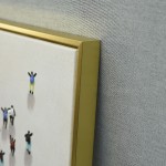 Pânză Home ESPRIT Rășină polistiren Pânză 80 x 3,5 x 80 cm