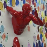 Pânză Home ESPRIT Rășină polistiren Pânză 80 x 3,5 x 80 cm