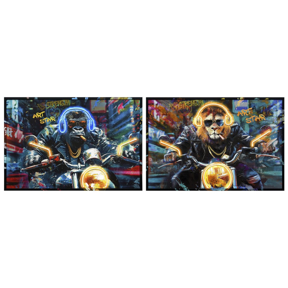 Pânză Home ESPRIT polistiren Pânză 123 x 3 x 83 cm