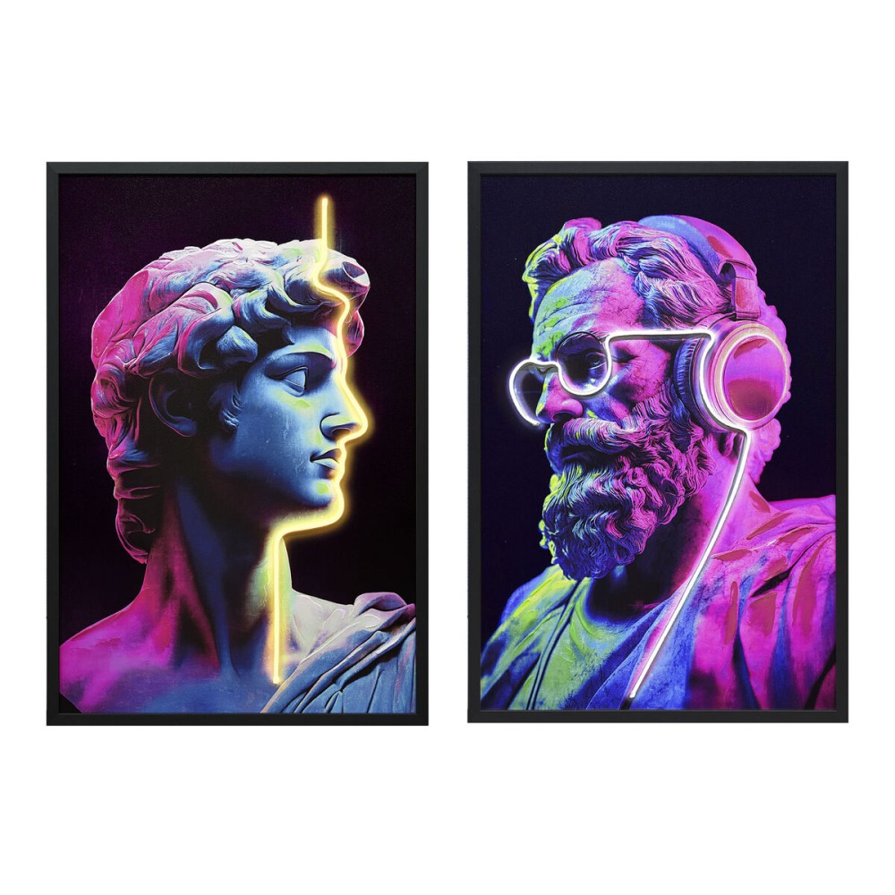 Pânză Home ESPRIT polistiren Pânză 63 x 3 x 93 cm