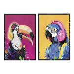 Pânză Home ESPRIT polistiren Pânză 63 x 3 x 93 cm