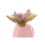 Figură Decorativă Home ESPRIT Roz Porc 19 x 11 x 17 cm (2 Unități)