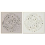 Pânză Home ESPRIT polistiren Pânză 100 x 3,5 x 100 cm