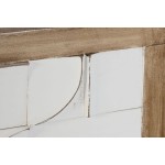 Figură Decorativă Home ESPRIT Alb Natural Modern 90 x 3 x 90 cm