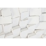 Figură Decorativă Home ESPRIT Alb Modern 90 x 4 x 90 cm