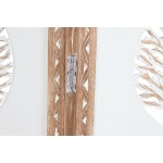 Paravan pliant Home ESPRIT Alb Natural Lemn de mango Lemn MDF 153 X 2,3 X 182 CM