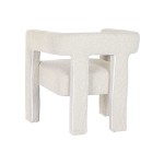 Fotoliu Home ESPRIT Alb Poliester Lemn 67 X 61,5 X 67,5 CM