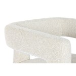 Fotoliu Home ESPRIT Alb Poliester Lemn 67 X 61,5 X 67,5 CM