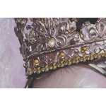 Pânză Home ESPRIT Roz Auriu* Mănuși de box 60 x 3 x 90 cm (2 Unități)