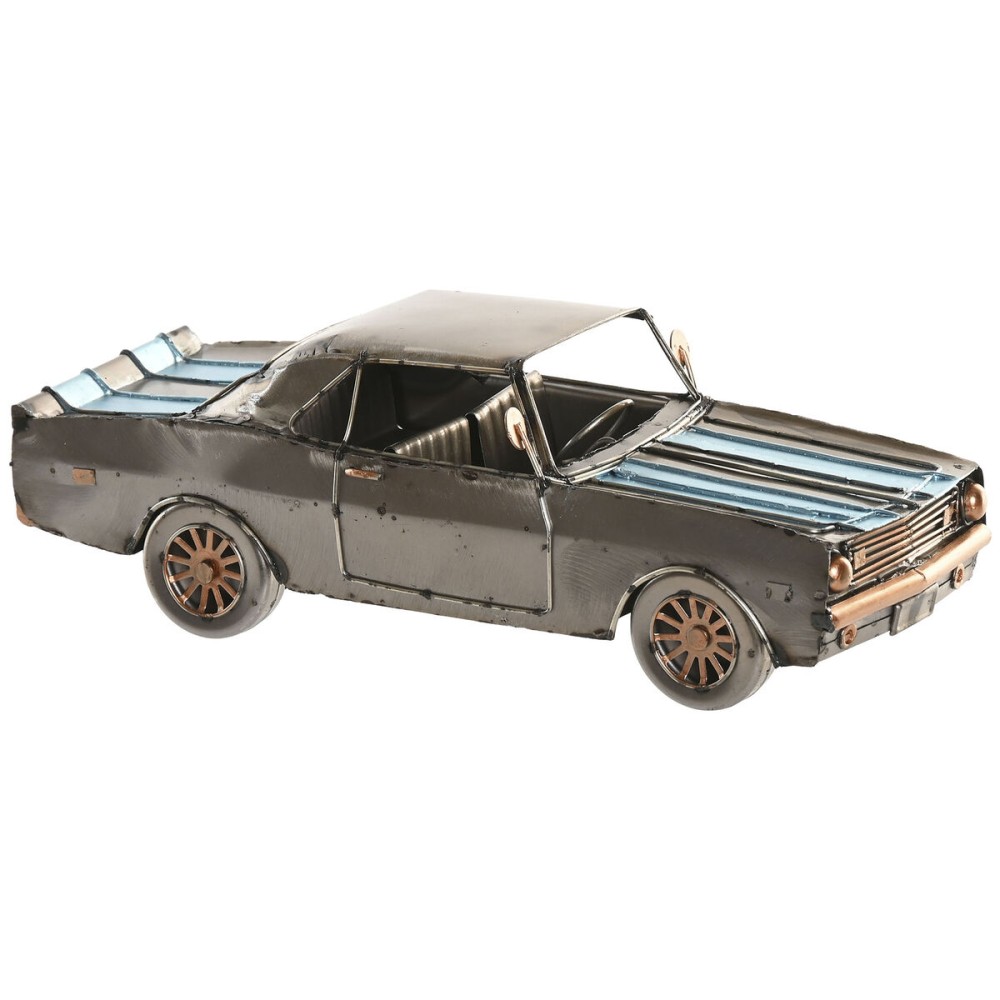 Figură Decorativă Home ESPRIT Albastru Argintiu Mașină Vintage 30 X 11 X 10 CM