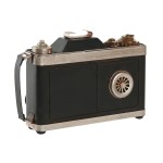 Figură Decorativă Home ESPRIT Negru Auriu* Cameră Vintage 23 X 11 X 15,5 CM