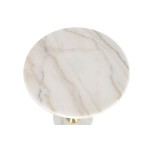 Masa laterală Home ESPRIT Alb Auriu* 41 x 41 x 57 cm