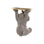 Figură Decorativă Home ESPRIT Gri Auriu* Elefant 30,5 X 23 X 34,5 CM