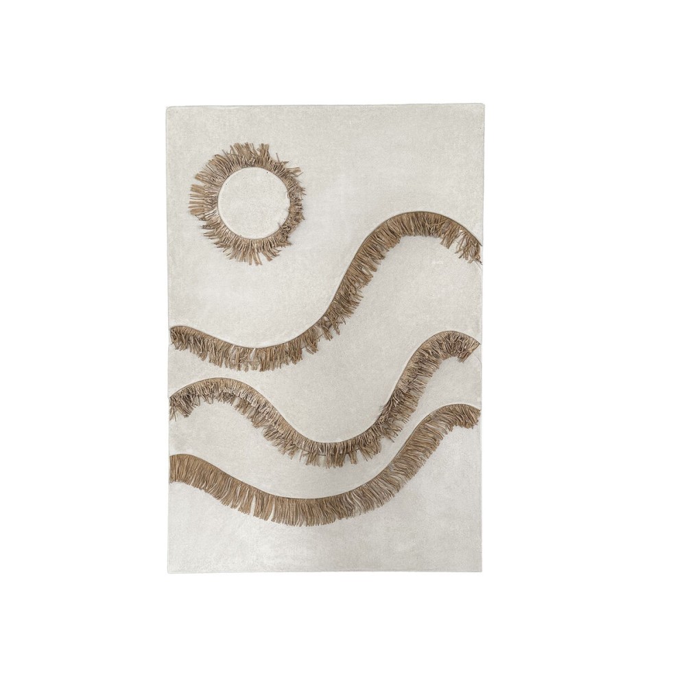 Decorațiune de Perete Home ESPRIT Alb Natural Scandi 80 x 5 x 120 cm