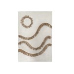 Decorațiune de Perete Home ESPRIT Alb Natural Scandi 80 x 5 x 120 cm