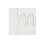 Decorațiune de Perete Home ESPRIT Alb Scandi 80 x 6,5 x 80 cm