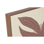 Pânză Home ESPRIT Verde Portocaliu Palmieri Colonial 63 x 4,5 x 93 cm (2 Unități)