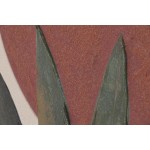 Pânză Home ESPRIT Verde Portocaliu Palmieri Colonial 63 x 4,5 x 93 cm (2 Unități)