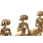 Figură Decorativă Home ESPRIT Auriu* 20,5 X 13 X 25 CM (3 Unități)