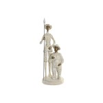 Figură Decorativă Home ESPRIT Alb Auriu* 14 X 13 X 42,5 CM