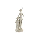 Figură Decorativă Home ESPRIT Alb Auriu* 14 X 13 X 42,5 CM