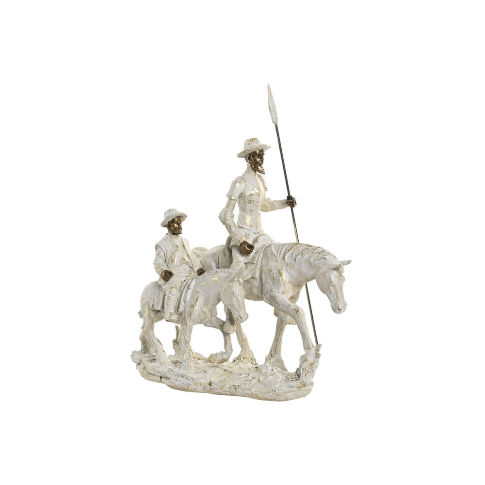 Figură Decorativă Home ESPRIT Alb Auriu* 28,5 X 13 X 33 CM