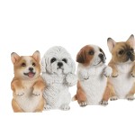 Figură Decorativă Home ESPRIT Alb Maro 8 x 8 x 14 cm (4 Unități)