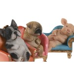 Figură Decorativă Home ESPRIT Multicolor 15 X 9,5 X 14 CM (3 Unități)