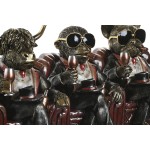 Figură Decorativă Home ESPRIT Maro Auriu* 18 X 22,5 X 26,5 CM (3 Unități)