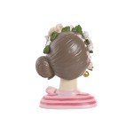 Figură Decorativă Home ESPRIT Albastru Roz Femeie 14 x 10 x 20 cm (2 Unități)