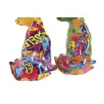 Figură Decorativă Home ESPRIT Galben Verde Multicolor Câine 12 x 9 x 17 cm (2 Unități)