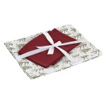 Față de masă din rășină rezistentă la pete Home ESPRIT Alb Verde Bej (5 Piese)