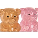 Decorare ușoară Home ESPRIT Geam Urban 13 x 14 x 20 cm (2 Unități)