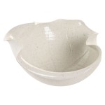 Decorațiune pentru Centrul Mesei Home ESPRIT Alb Ceramică 36 X 31 X 15 CM