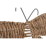 Decorațiune de Perete Home ESPRIT Natural Shabby Chic 44 X 4 X 46 CM (2 Unități)