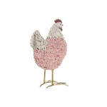 Figură Decorativă Home ESPRIT Verde Roz (2 Unități)