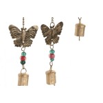 Figură Decorativă Home ESPRIT Auriu* Fluturi Shabby Chic 37 X 2 X 88 CM